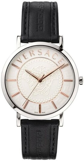 Versace Herreklokke VEJ400721 Essential Hvit/Lær Ø40 mm Versace Herreklokke VEJ400721 Essential Hvit/Lær Ø40 mm