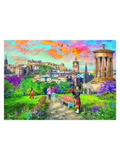 Ravensburger Edinburgh Romance Jigsaw Puzzle 1000 pcs. Gulv Ravensburger Edinburgh Romance Jigsaw Puzzle 1000 pcs. Gulv