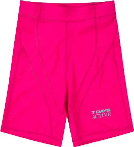7 DAYS Active Chica Bike Shorts - Pink Glo S