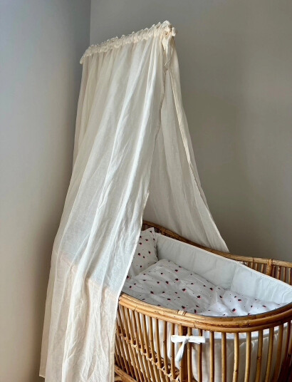 Vanilla Copenhagen Sengehimmel - Beige - White - 240X 152CM