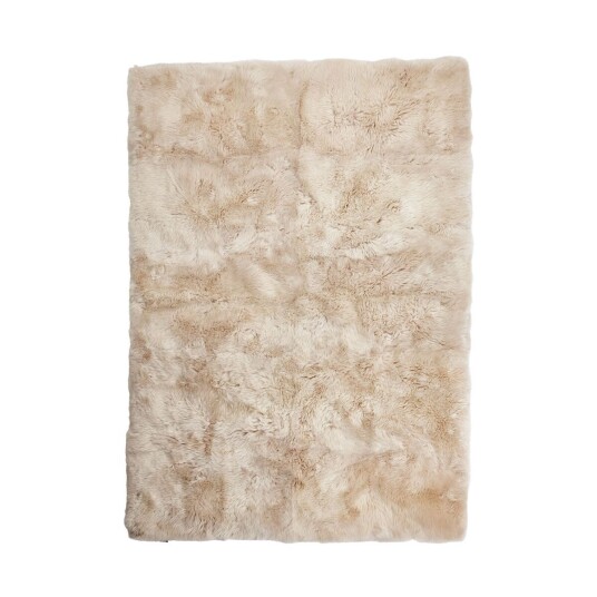 Natures Collection Designergulvteppe Langhåret New Zealand Beige 170x240 cm