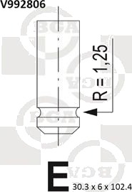 Innløpsventil BGA V992806