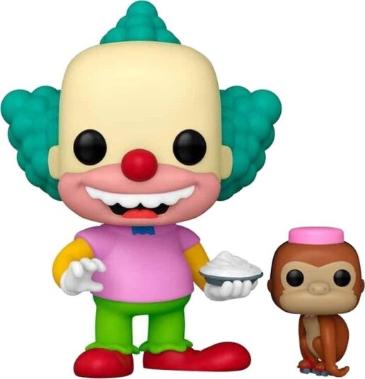 Northix Krusty the Clown Action Figur med Mr. Teeny 5-tommers samleobjekt