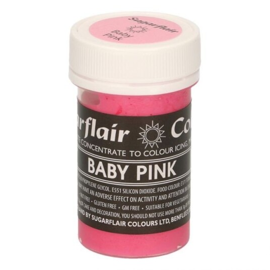 Sugarflair Pastafarge Baby Pink 25g 