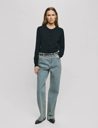 MSCH Copenhagen Mschbine Ada Relaxed Jeans Long Blue S