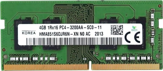 Rebuild IT HMA851S6DJR6N-XNN0-BC Hynix 4GB PC4-25600 DDR4-3200MHz non-ECC Unbuffered CL22 260-Pin