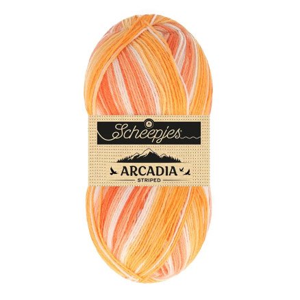 Scheepjes Arcadia Striped Garn 912 Solstråle Scheepjes Arcadia Striped Garn 912 Solstråle