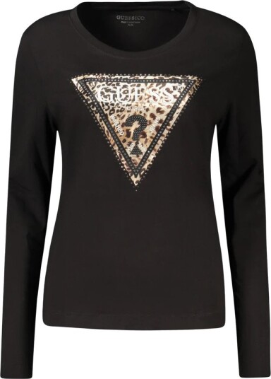 Guess Dame Topper Svart XS, Guess Dame Topper Svart XS,