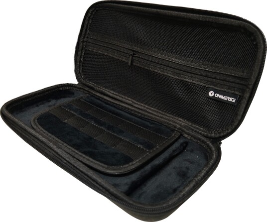 Oniverse 8-i-1 Startpakke Svart til Nintendo Switch 2 med Etui og 9H Skjermbeskytter 0,33 mm 1,5 m