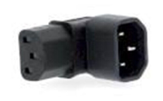 Nedis Vinklet Strømkabel IEC-320-C13 til IEC-320-C14 90° Sort Nedis Vinklet Strømkabel IEC-320-C13 til IEC-320-C14 90° Sort