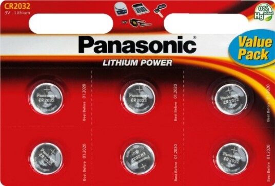 Cr2032 Cr-2032 Lithium-Knapcelle 3V 220Mah 6 Stk. I Blister Cr2032 Cr-2032 Lithium-Knapcelle 3V 220Mah 6 Stk. I Blister