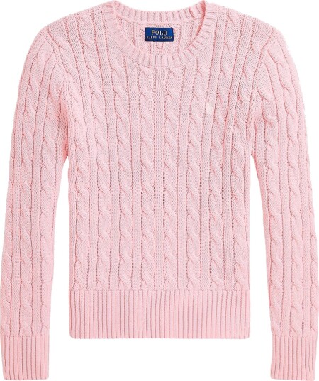 Polo Ralph Lauren Hint Of Pink W/ Nevis Pullover L/12 14 år
