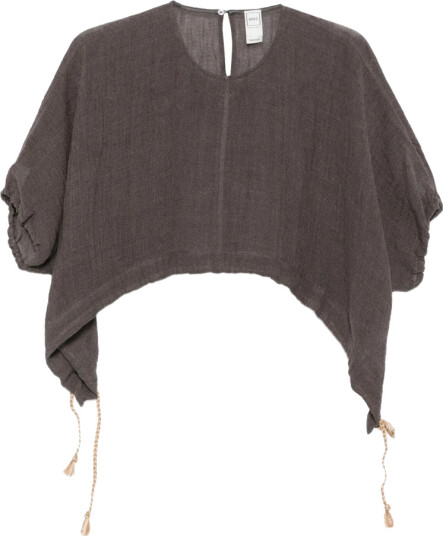 120% Lino Dame Bluser & Skjorter Brun XL,