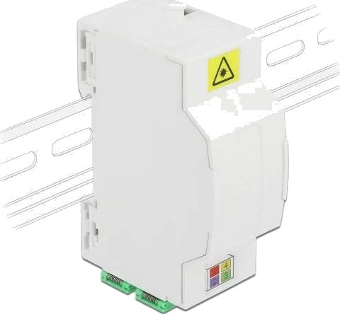 DeLOCK Tilkoblingsboks for optisk fiber DIN-skinne 4xSC Simplex LC Duplex
