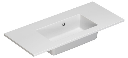 Dansani Mini Minore Komposittservant 80,2x35,5 cm, u/blanderhull, Hvit Matt