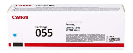 Canon CLBP 055 C Toner - 3015C002 Original - Cyan 2100 sider Canon CLBP 055 C Toner - 3015C002 Original - Cyan 2100 sider