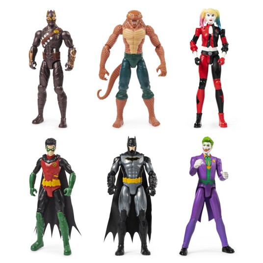 Batman Figur 6 Stk 30 cm Batman Figur 6 Stk 30 cm