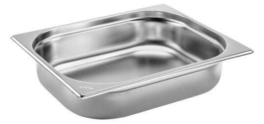 PULSIVA Kantine Basic GN 1/2; Størrelse GN 1/2, 4l, 32.5x26.5x6.5 cm (LxBxD); Sølvfarge