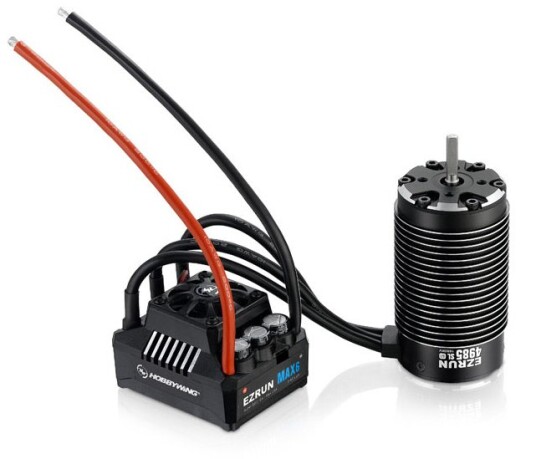 Hobbywing 38010801 EzRun Combo MAX6 - 4985SL 1650kV 3-6S 1/6