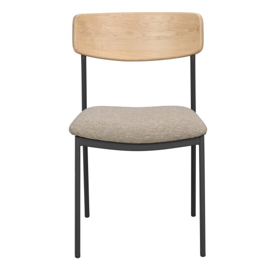 Rowico Home Maymont stol Mørk beige/eik Beige Rowico Home Maymont stol Mørk beige/eik Beige