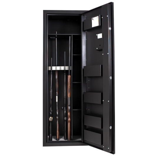 Genzo våpenskap/sikkerhetsskap SolidSafe 152 kg kodelås Black edition Genzo våpenskap/sikkerhetsskap SolidSafe 152 kg kodelås Black edition