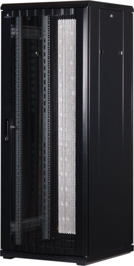 Rockstable Rs19-6632Pp Frittstående Hylle 32U 800 Kg Nøkkellås Rack Skinner Justerbare Bein