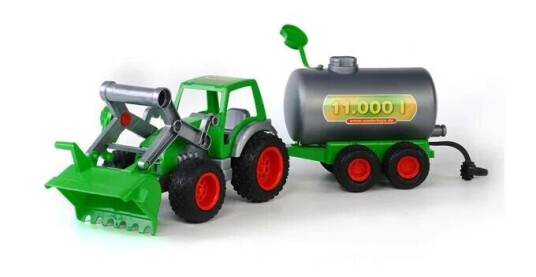 Cavallino Toys Cavallino Tractor with Front Loader and Tanker