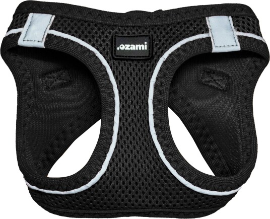 Ozami Hundesele Air-Mesh Svart med Justerbar Passform