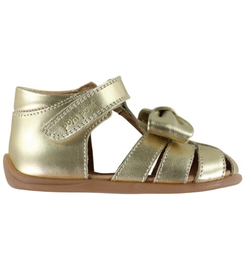 Pom Pom Pmpearl Starter Bow Sandal Gold 22 Pom Pom Pmpearl Starter Bow Sandal Gold 22