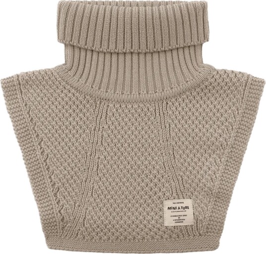 MINI A TURE Mattayler Neckwarmer. Rws Beige S