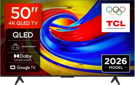 TCL 50" QLED780L 4K LCD TV 2026 TCL 50" QLED780L 4K LCD TV 2026