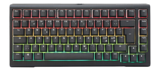 Ducky Tinker 75 Mekanisk Gamingtastatur med RGB Baklys - Nordisk - Svart