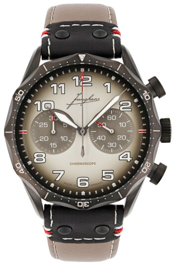 Junghans Herreklokke 27/3398.00 Meister Grå/Lær Ø43.3 mm