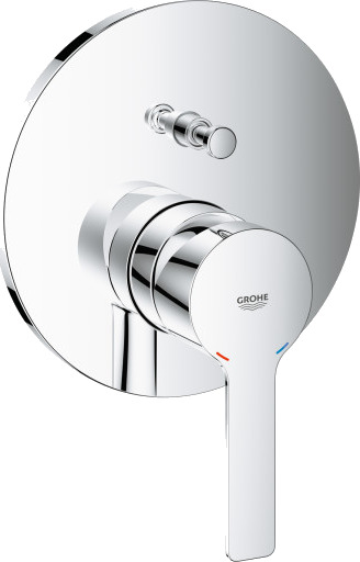 Grohe Lineare Badekarbatteri For Innbygging Krom Grohe Lineare Badekarbatteri For Innbygging Krom