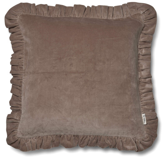 Frilled putetrekk desert taupe Frilled putetrekk desert taupe
