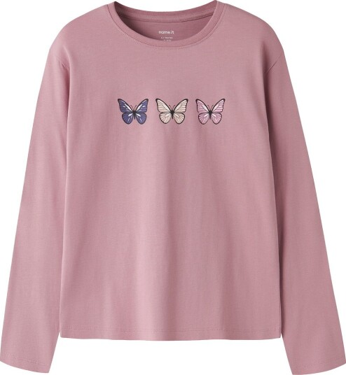 Name It Genser NkfVeen Lilas/Sløyfe Name It 11 12 år (146 152) Genser Rosa
