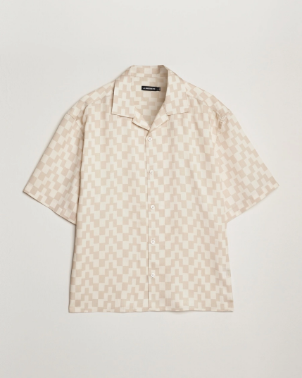 J.Lindeberg Ellis Stack Bridge Print Shirt Moonbeam