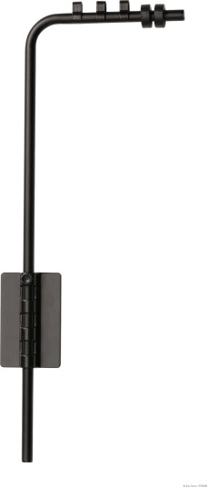 Lysbrakett Støttearmatur For Lyskuppel Svart 47 cm