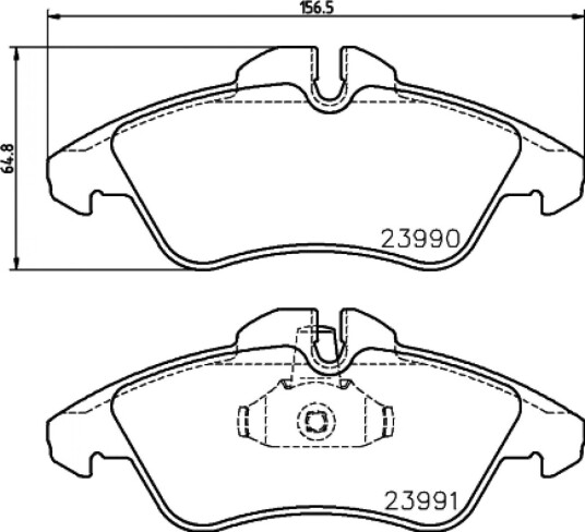 Bremseklosser HELLA 8DB 355 014-481