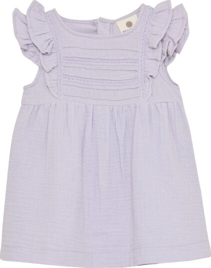 En Fant Dress Ss Muslin Purple 86 En Fant Dress Ss Muslin Purple 86