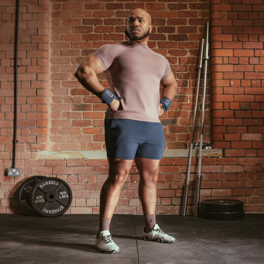 Sbd Apparel Serentiy Training T Shirt Men Ash Rose Large