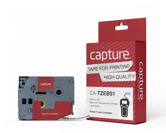 CAPTURE 24mm x 8m Black on