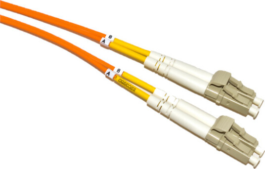 LinkIT Fiberpatchkabel, LC/LC, Duplex,  3 meter Halogenfri, 62,5/125,