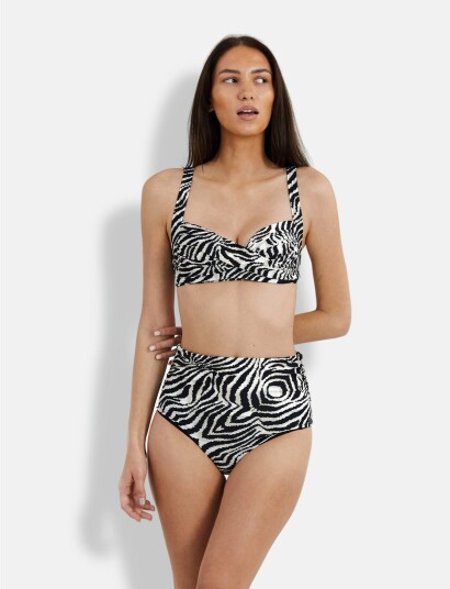 Panos Emporio Zebra Medea Top Black 38