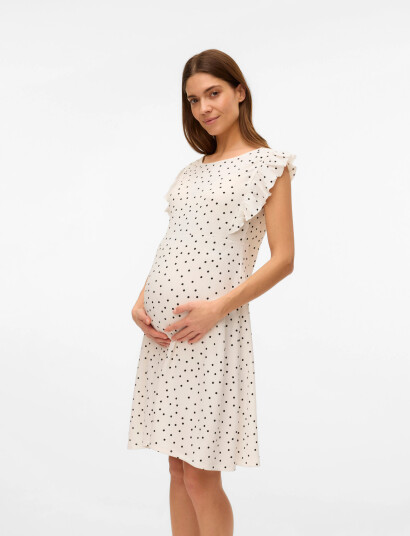 Mamalicious Mleveline Sl Jrs Abk Dress - Multi/patterned - XS