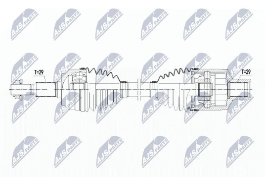 Nty Drivaksel NTY NPW CH 066