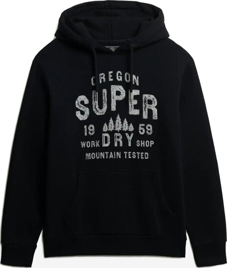 Superdry Work Shop Hood BLACK S