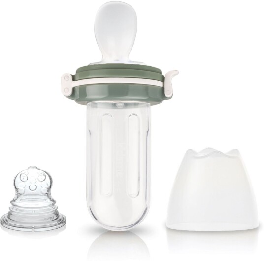 Kidsme Squeezer PLUS m/skje Grønn Kidsme Squeezer PLUS m/skje Grønn