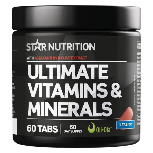 Star Nutrition Ultimate Vitamins & Minerals 60pcs Star Nutrition Ultimate Vitamins & Minerals 60pcs