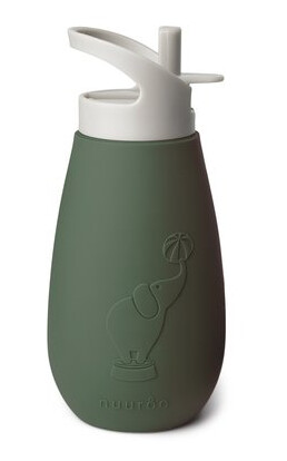 Nuuroo Drikkeflaske for barn Pax silikon Dusty Green 350 ml Nuuroo Drikkeflaske for barn Pax silikon Dusty Green 350 ml